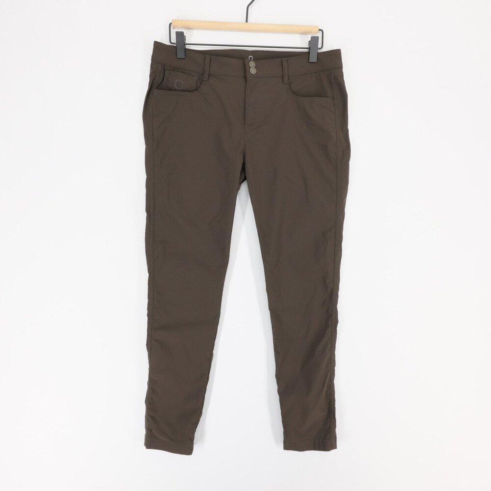 Anatomie Luisa Pants Womens M Brown Stretch Travel Lightweight Skinny Fit